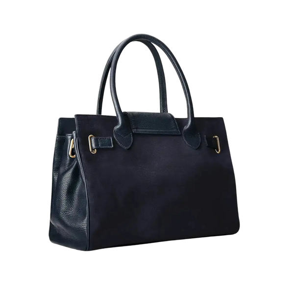 Fairfax & Favor Windsor Handbag in Navy