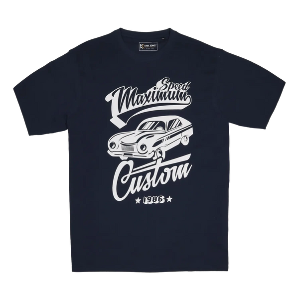 KAM Jeanswear Custom Crew Neck T-Shirt for Men