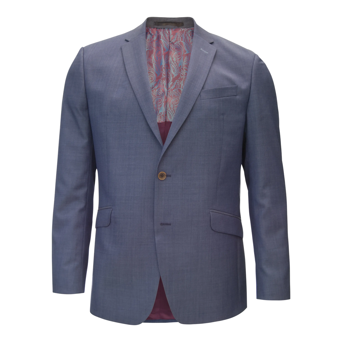 Coes Pin Dot Suit Jacket In Blue Coes