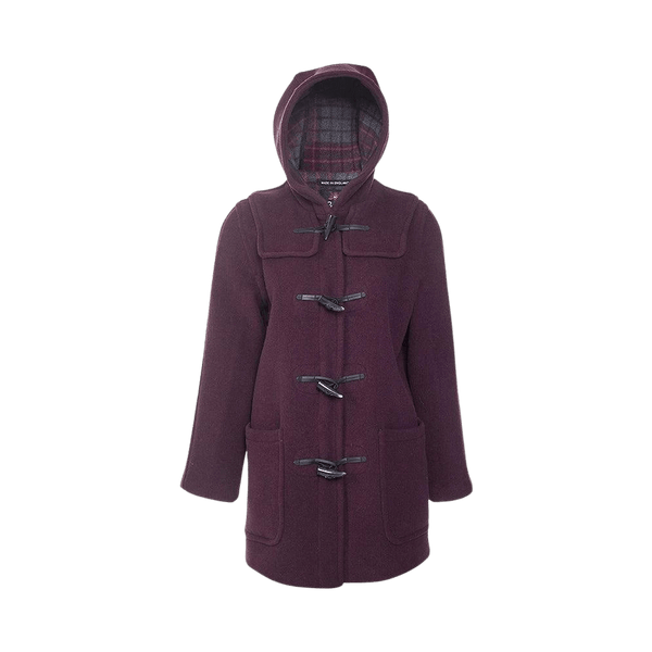 Gloverall Style 435 Duffle Coat for Women in Burgundy