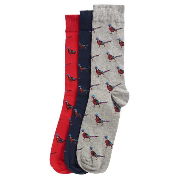 Barbour Pheasant Socks Gift Box