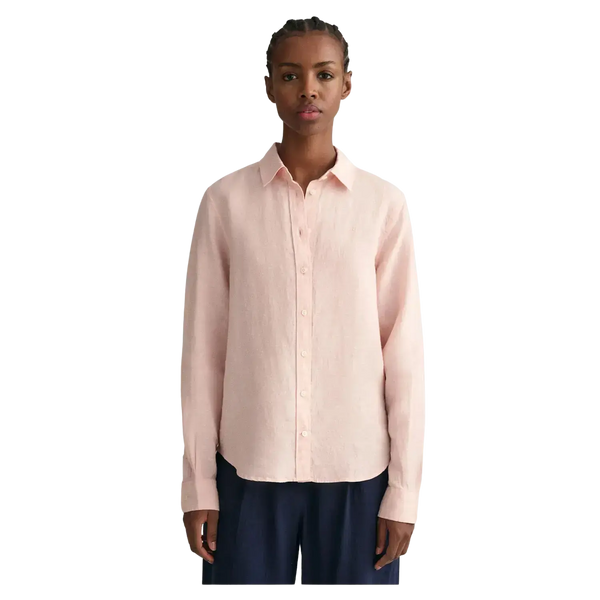 GANT Regular Fit Linen Chambray Shirt