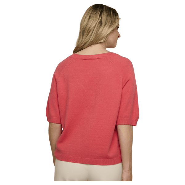 Rino & Pelle Ellie V-Neck Short Sleeve Sweater for Women