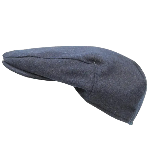 Failsworth Melton Flat Cap for Men in Navy