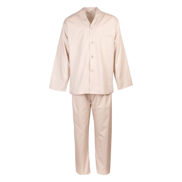 Christopher James Plain Pyjamas for Men in Ivory