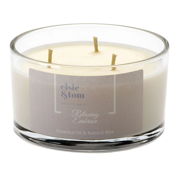 Elsie & Tom Essential Oil Scented 430G Candle (Various Fragrance Options)