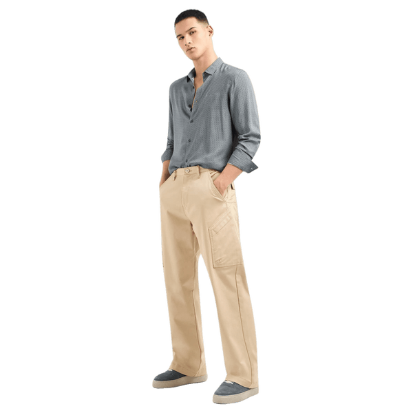 Armani Exchange Long Sleeve Pattern Shirt