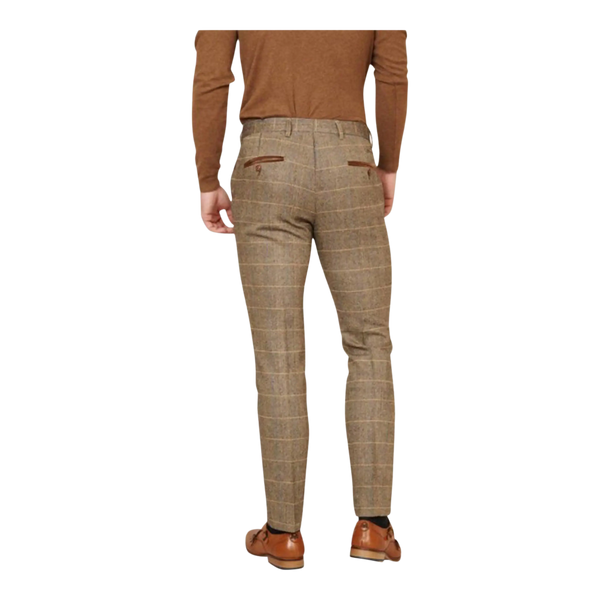 Marc Darcy Ted Tweed Suit Trousers for Men