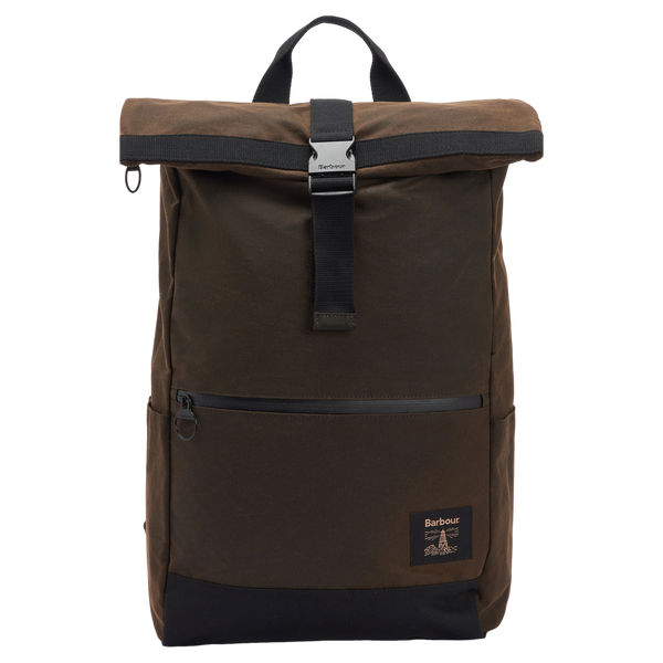 Barbour Field Wax Fold Over Backpack