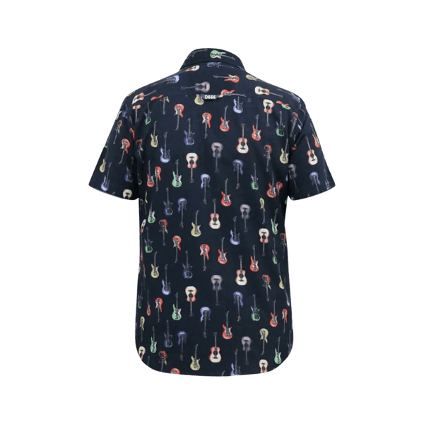 Duke Barratt Guitar Print Short Sleeve Shirt