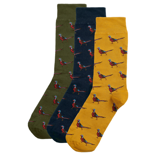 Barbour Pheasant Socks Gift Box