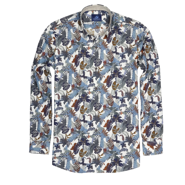 Eden Valley Leaf Print Shirt