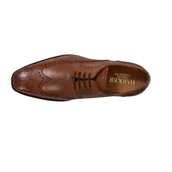 Barker Larry Brogue Shoes in Tan