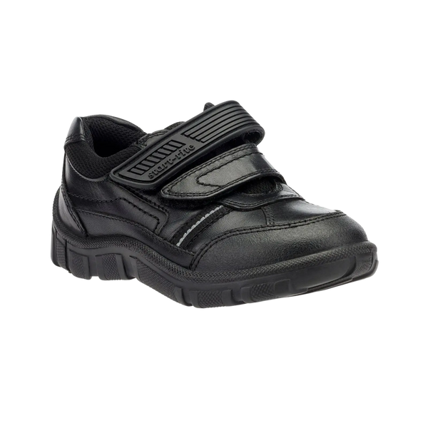 Luke School Shoes for Boys in Black
