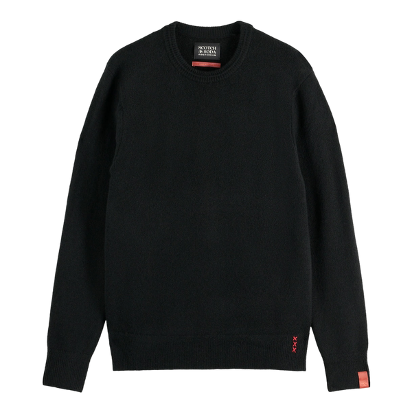 Scotch & Soda Soft Knit Regular Fit Crew Neck