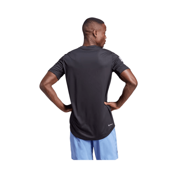 Adidas Club 3 Stripe Tennis T-Shirt