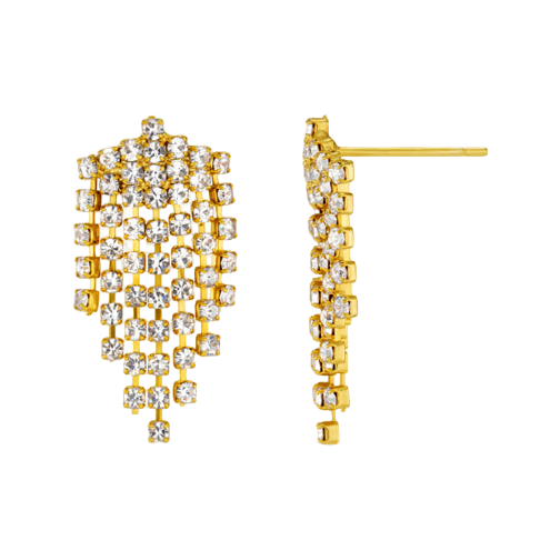 Orelia Jewellery Mini Waterfall Cupchain Earrings