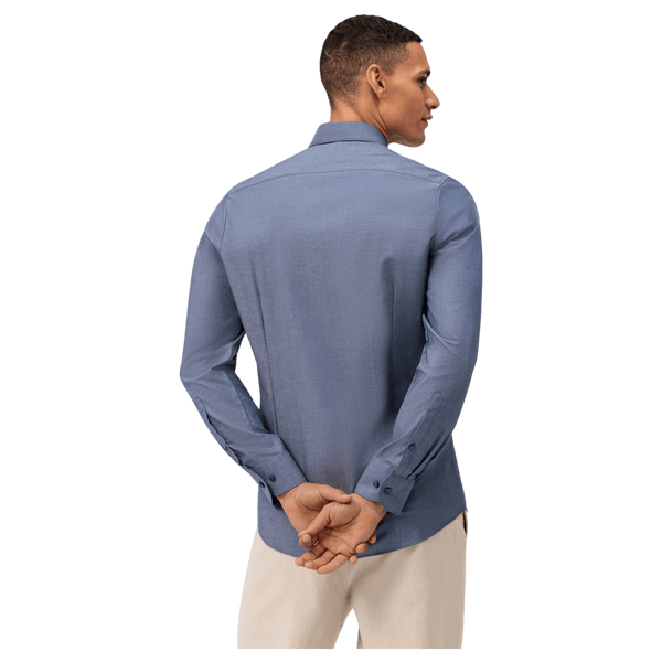 Olymp Body Fit Structured Long Sleeve Formal Shirt for Men