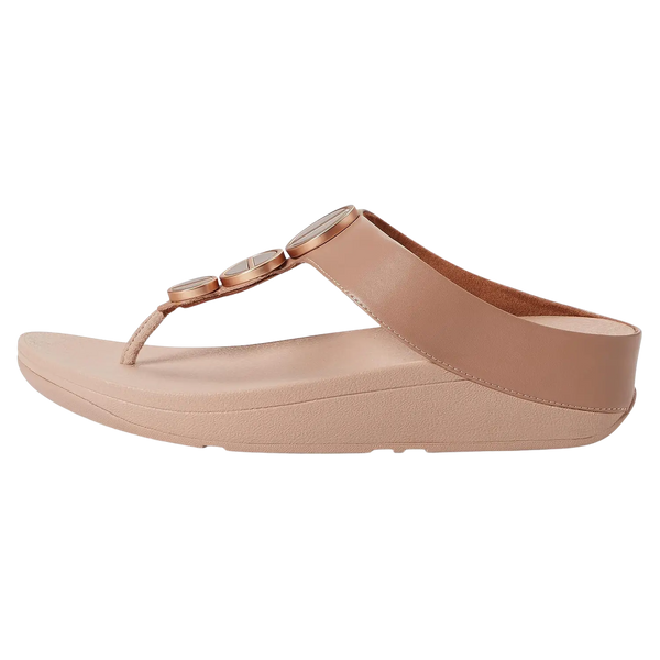 Fitflop Halo Wedge Sandals with Metallic Trim for Women