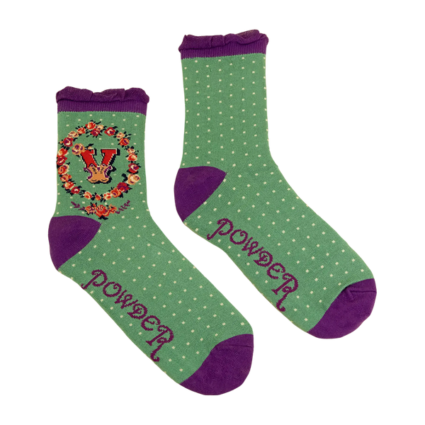 Powder A-Z Ankle Socks for Women