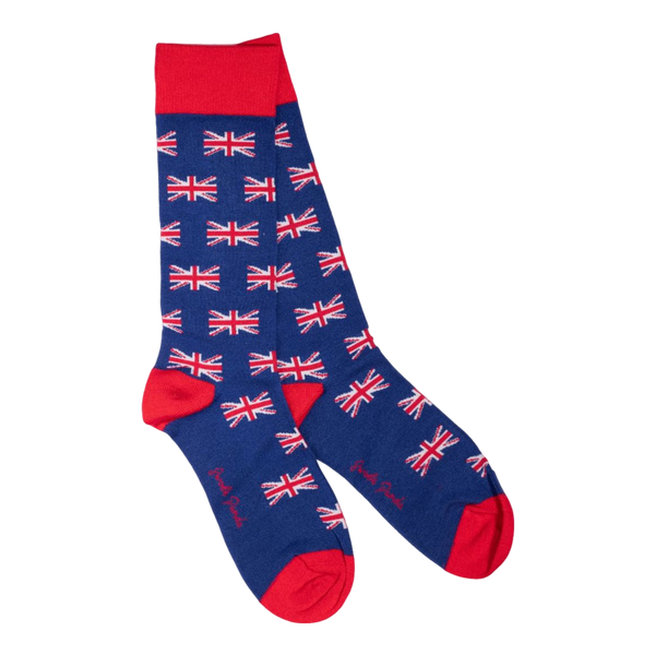 Swole Panda Flag Bamboo Socks for Men