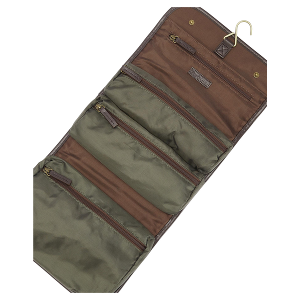 Barbour Wax Hanging Washbag