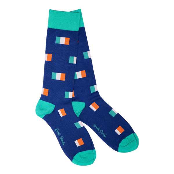 Swole Panda Flag Bamboo Socks for Men