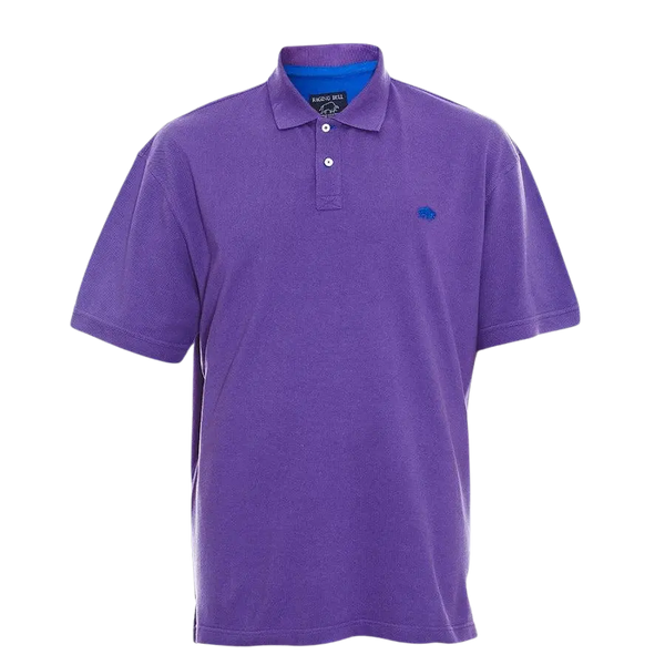 Raging Bull Big & Tall New Signature Polo Shirt for Men in Purple