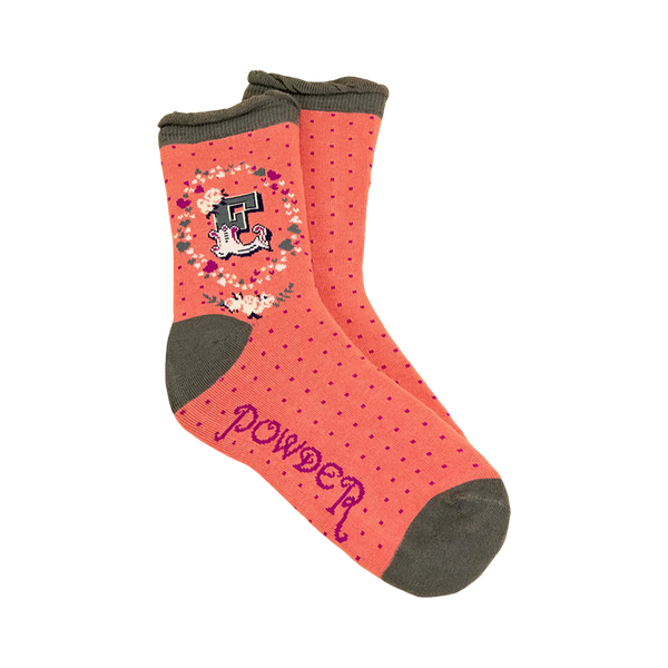 Powder A-Z Ankle Socks for Women