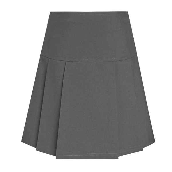 Junior Drop Waist Pleated Skirt (DL975)