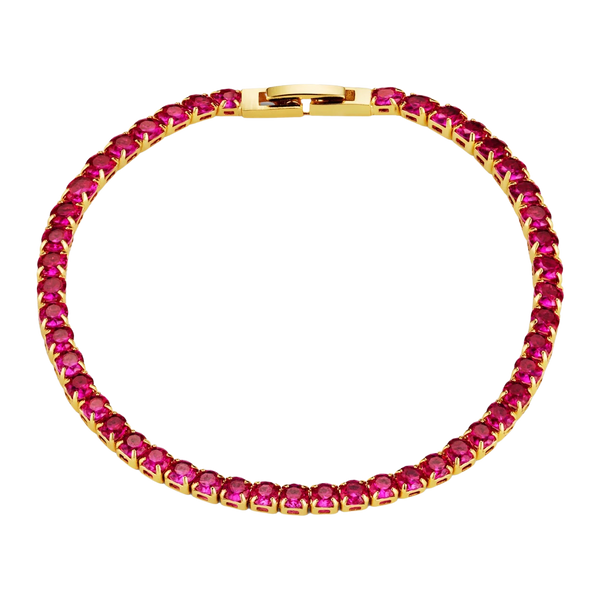 Orelia Jewellery Raspberry Tennis Bracelet for Women