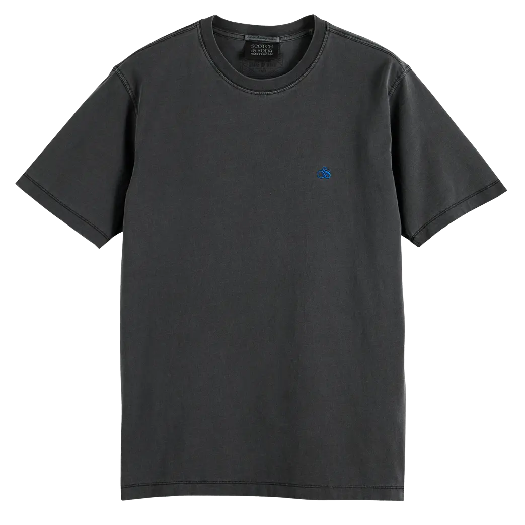 Scotch Soda Garment Dye Logo Embroidery Tee Coes scotch-soda-garment-dye-logo-embroidery-tee-coes