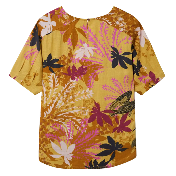 White Stuff Kate Linen Blend Top