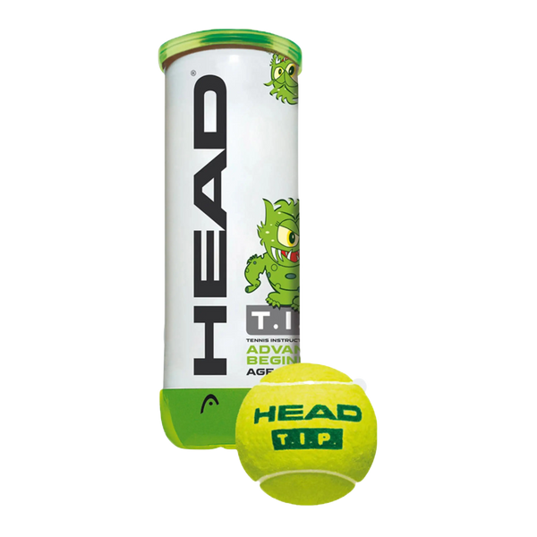 HEAD T.I.P. GREEN - 3 BALL SINGLE CAN