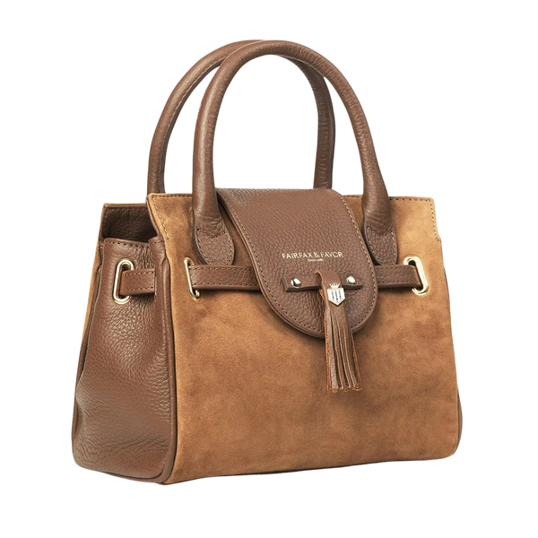 Fairfax & Favor Mini Windsor Handbag for Women in Tan