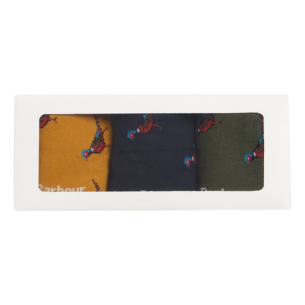 Barbour Pheasant Socks Gift Box