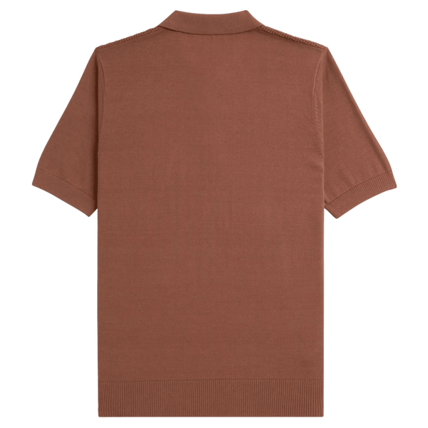Fred Perry Waffle Stitch Knitted Shirt