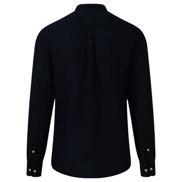 Fynch-Hatton Collarless Linen Shirt