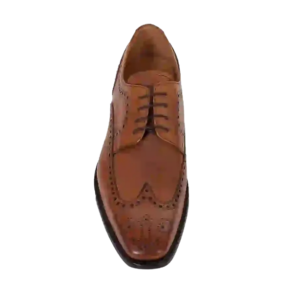 Barker Larry Brogue Shoes in Tan