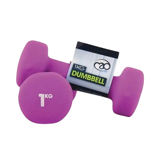 Fitness Mad Neo 1kg Dumbbell (Pair) in Purple