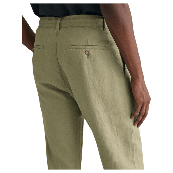 GANT Relaxed Linen Drawstring Trousers for Men