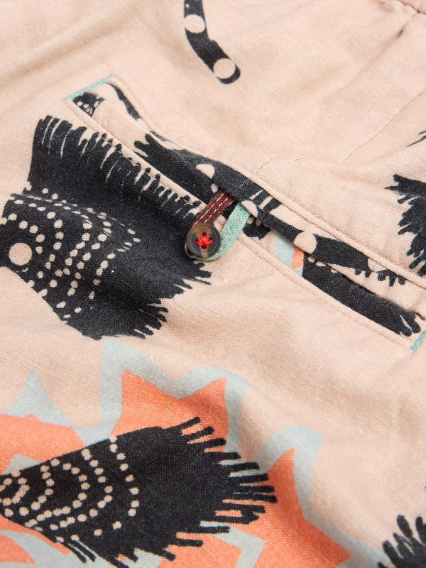 White Stuff Lucy Linen Blend Wide Trouser