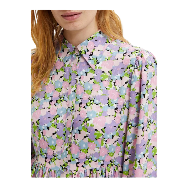 Selected Femme Judita Floral Shirt Dress for Women