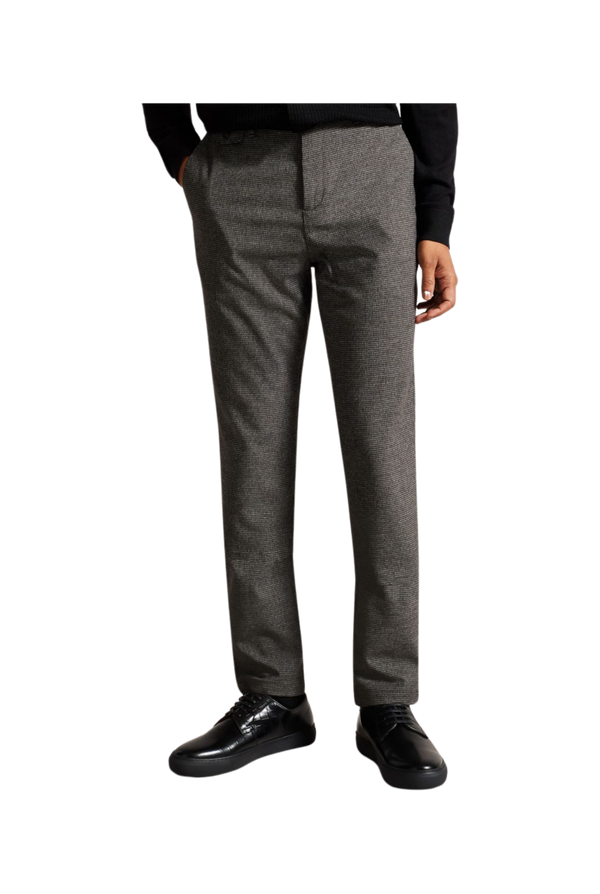 Ted Baker Ziyech Dog Tooth Check Trousers for Men