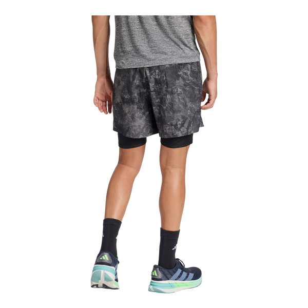 Adidas Own The Run Spray Dye 2-in-1 Shorts