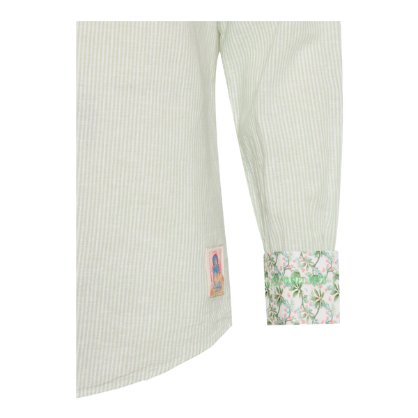 A Fish Named Fred Stripe Linen Shirt