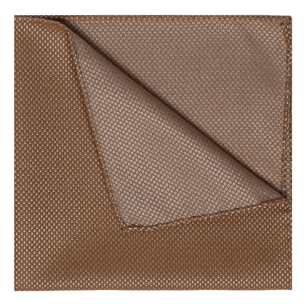 Golding Plain Natte Woven Pocket Square