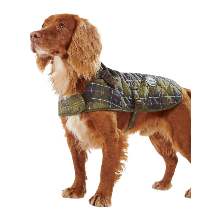 Barbour Tartan Dog Coat Coes