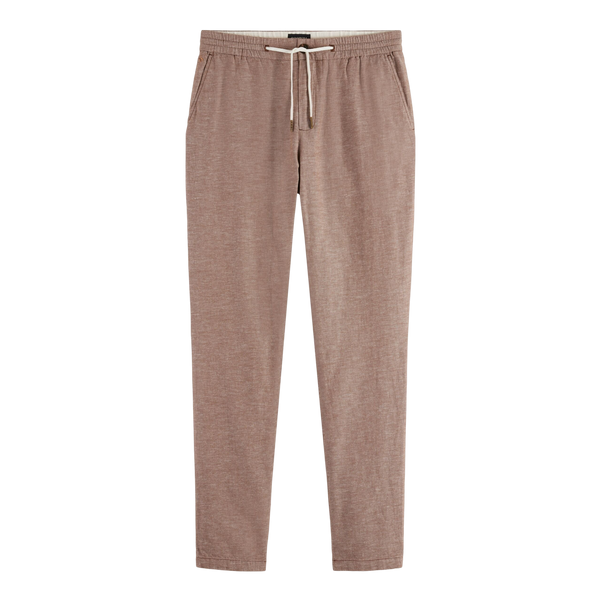 Scotch & Soda Warren Straight Fit Cotton Linen Jogger