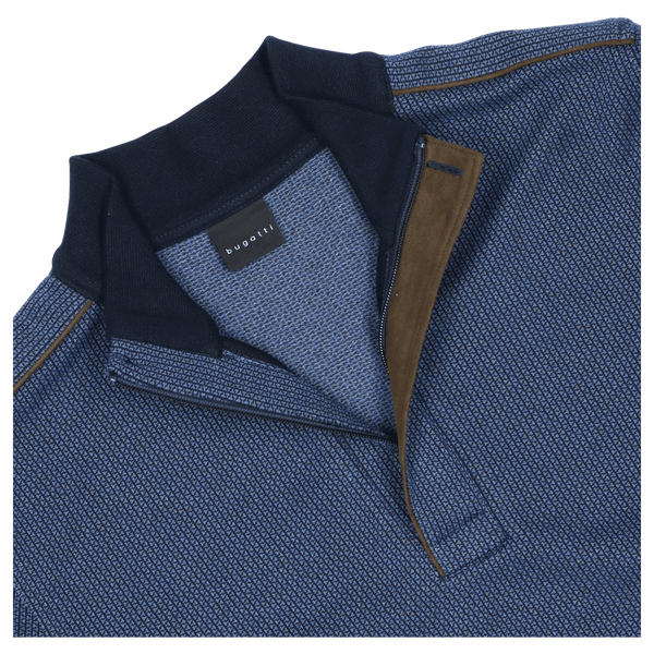 Bugatti Trim Detail 1/4 Zip Sweatshirt for Men